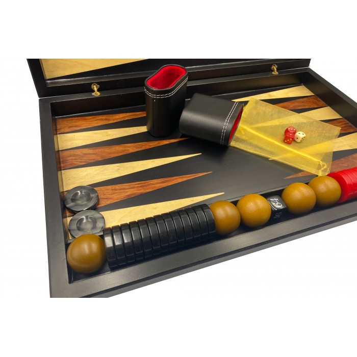 Backgammon set with racks  and flower"Terson" 