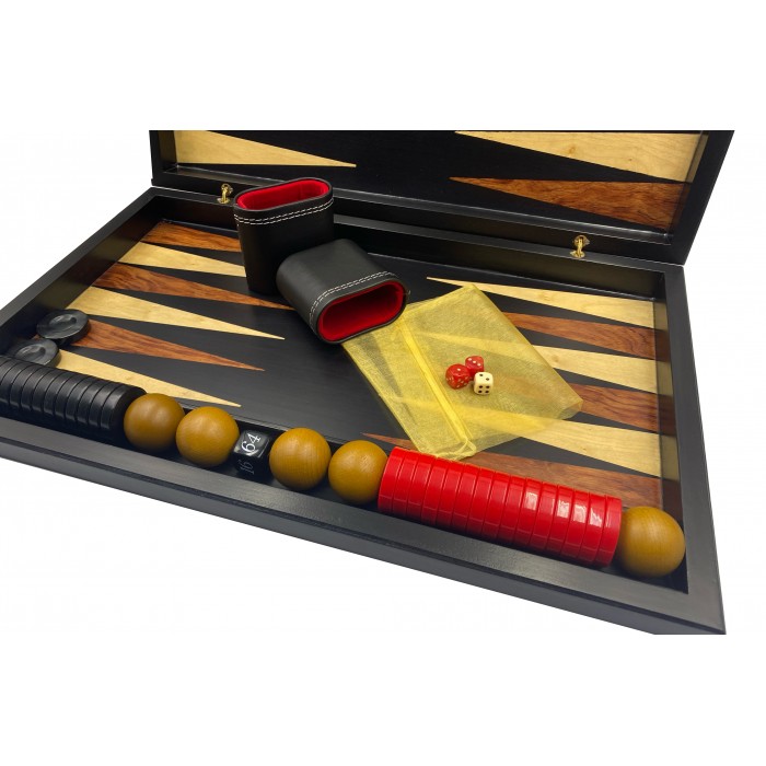 Backgammon set with racks  and flower"Terson" 