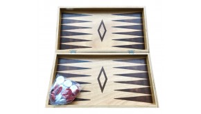 Pyrography backgammon set "Hercules" 