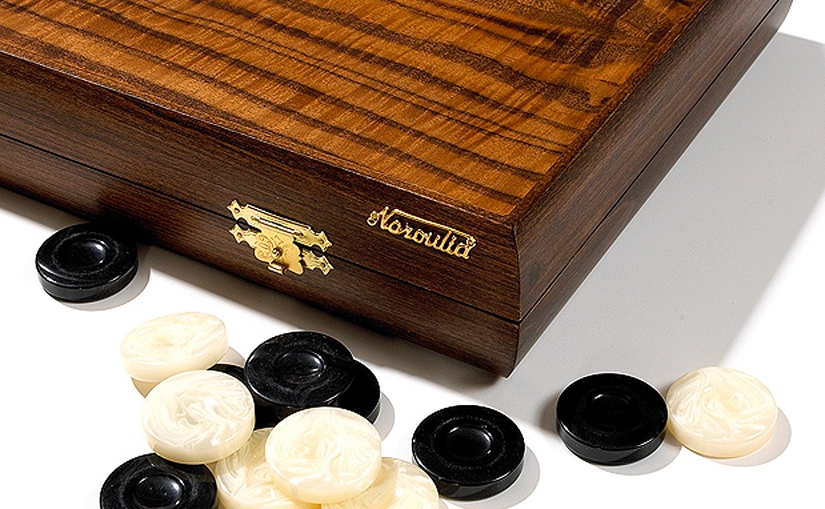 Walnut backgammon board
